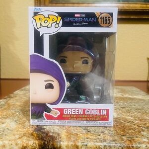 Funko Pop Marvel Green Goblin Figure with Purple Hood
